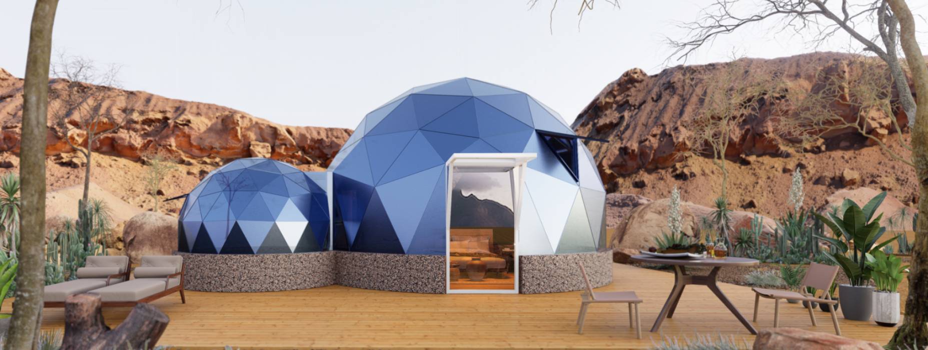 滑县球形智能光伏玻璃星空房